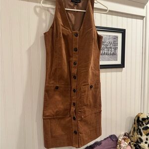 Banana Republic Tan Corduroy Mini Dress